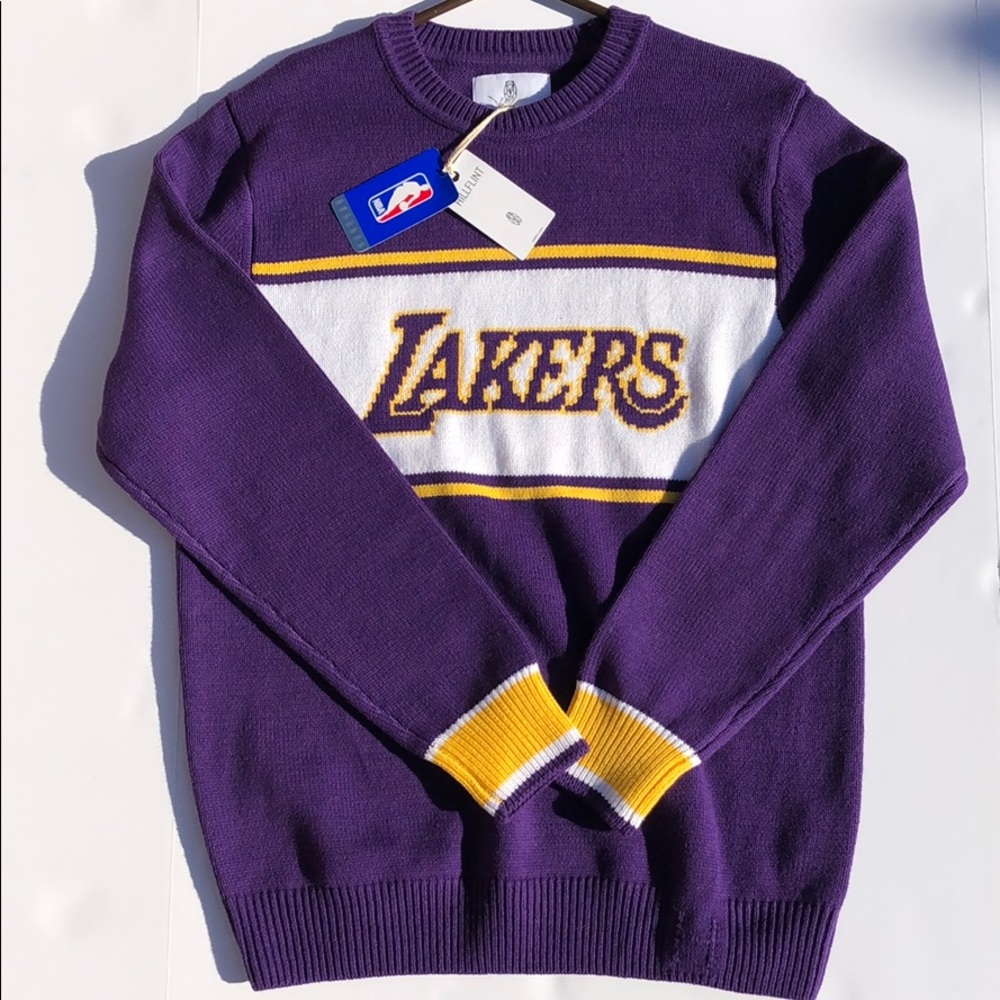 Hillflint NBA collaboration Lakers knit